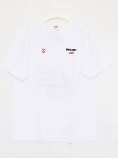 Ducati collaboration short sleeve t shirt SS24T47 WHITE 271467 1040552 - SUPREME - BALAAN 1