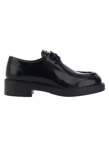 1E249N F B050 055 F0002 Brushed leather loafers - PRADA - BALAAN 1