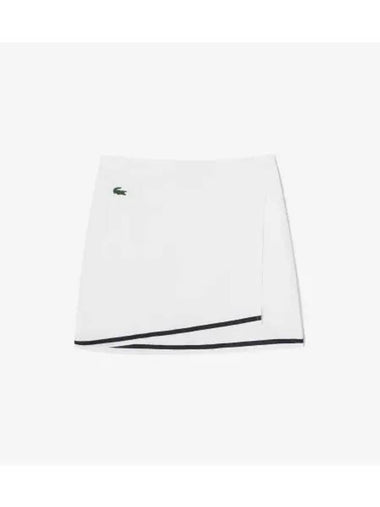 Women s Tennis Rab Wrap Skirt White - LACOSTE - BALAAN 1