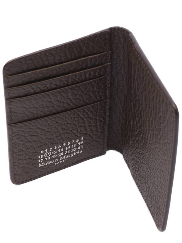 Bovine Leather Card Wallet Brown - MAISON MARGIELA - BALAAN 7