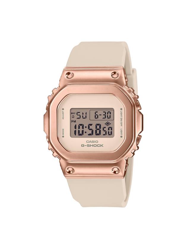 Digital Square Bezel Watch Pink Gold - G-SHOCK - BALAAN 1