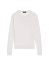 Regal Wool Crew Neck Knit Top New Ivory - THEORY - BALAAN 2