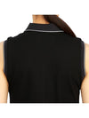 Golf Wear Sleeveless T-Shirt HHW 2A AP53 BLACK - HORN GARMENT - BALAAN 7