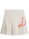 Naomi Pleated Skirt Almond Milk - J.LINDEBERG - BALAAN 2