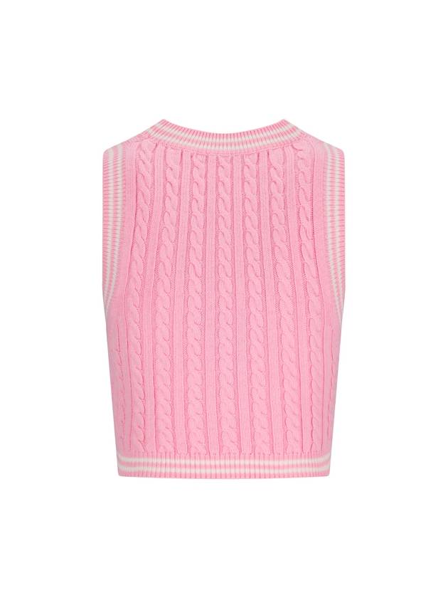 CABLE KNIT TOP - ALESSANDRA RICH - BALAAN 2