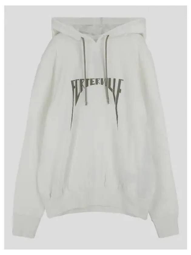 Rick Owens DRKSHDW Oversized Printed Cotton Hoodie - RICK OWENS - BALAAN 1