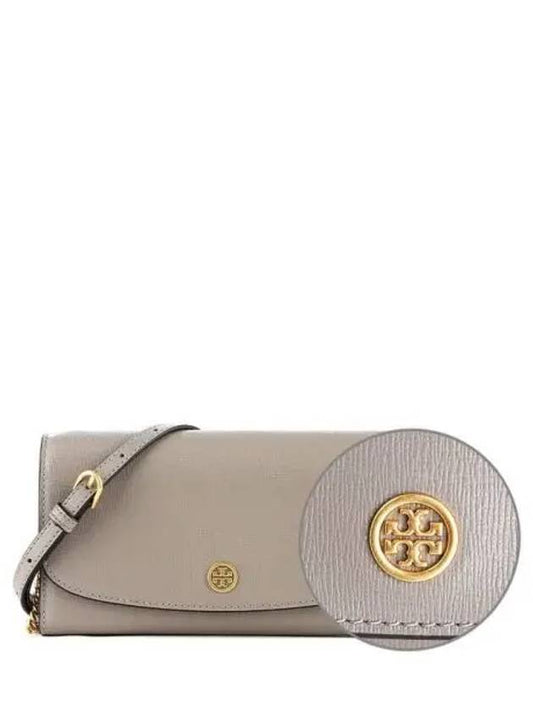 Robinson Chain Long Wallet Grey - TORY BURCH - BALAAN 2