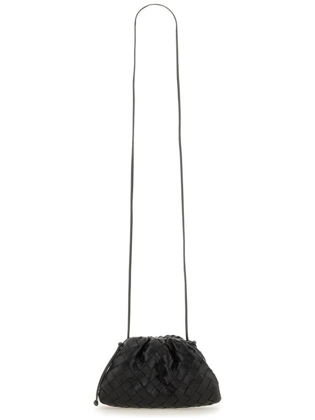 Intrecciato Mini Pouch Bag Black - BOTTEGA VENETA - BALAAN 3