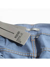 Logo Patch Denim Straight Jeans Light Blue - DIOR - BALAAN 10