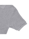 Men's Invader Sleeve Pique Shirt P1T336 GRAY - COMME DES GARCONS - BALAAN 4