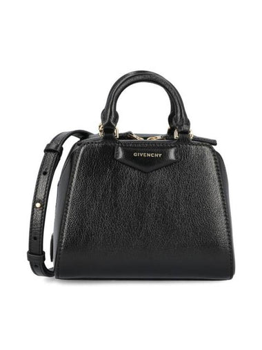 Antigona Cube Leather Tote Bag Black - GIVENCHY - BALAAN 1