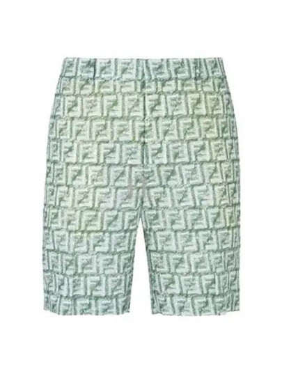 FF Print Shorts Green - FENDI - BALAAN 2