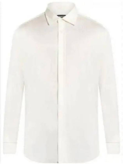 Pocket Long Sleeve Shirt White - TOM FORD - BALAAN 2