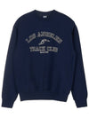 Track Club Crew Neck Sweatshirt TRACK CLUB CREWNECK NAVY WHITE - SPORTY & RICH - BALAAN 9