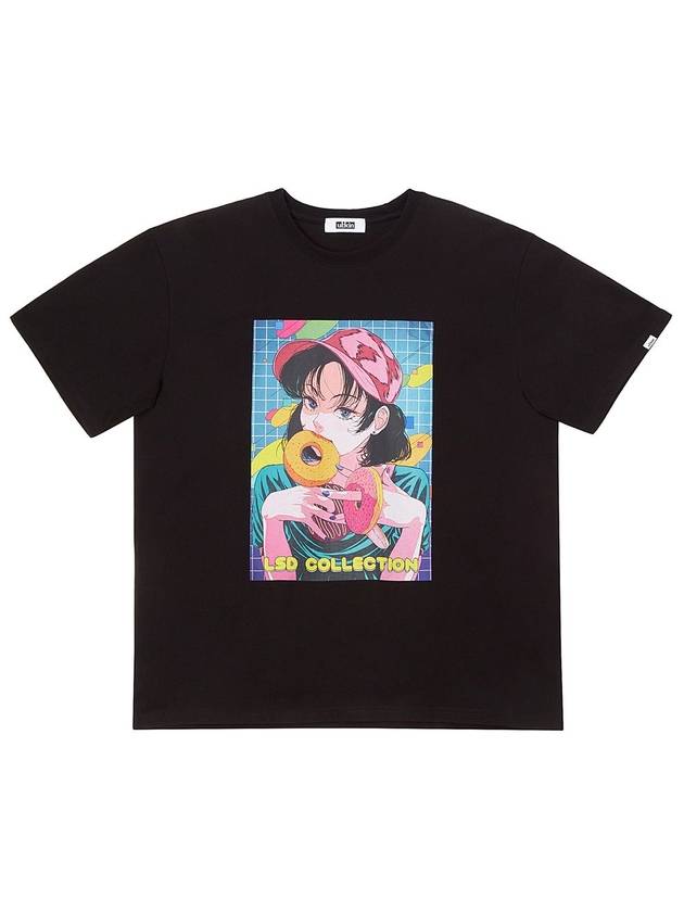 Artist Donut County Short Sleeve T-Shirt Black - ULKIN - BALAAN 1