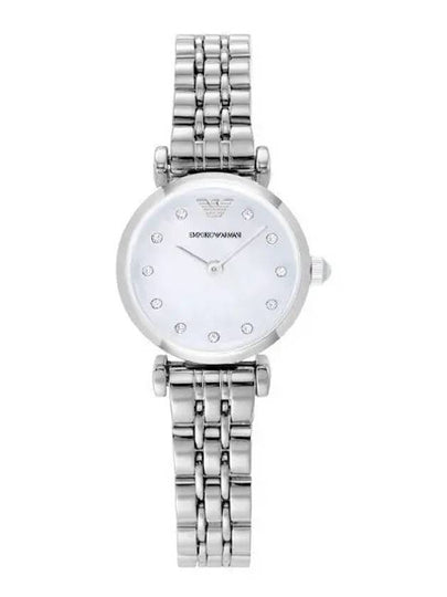 Women’s Gianni Mother Of Pearl Dial Metal Watch Silver - EMPORIO ARMANI - BALAAN 2