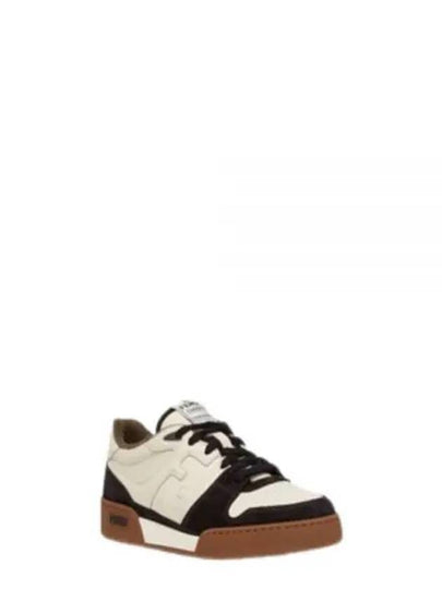 Match FF Logo Low Top Sneakers Black - FENDI - BALAAN 2