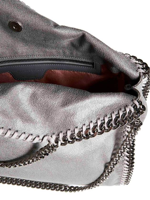 Silver Falabella Fold Over Tote Bag Light Gray - STELLA MCCARTNEY - BALAAN 6