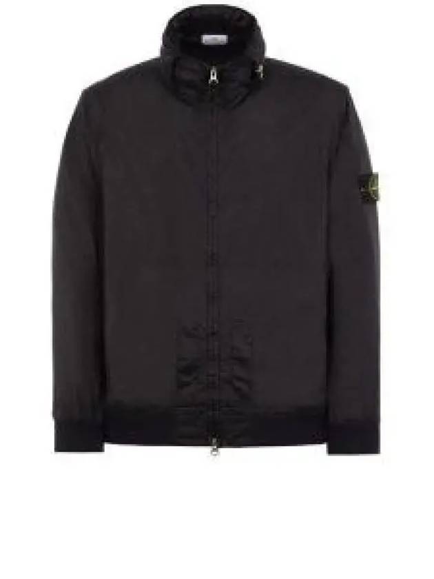 Men's Logo Patch Nylon Metal Zip-up Jacket Black - STONE ISLAND - BALAAN 2