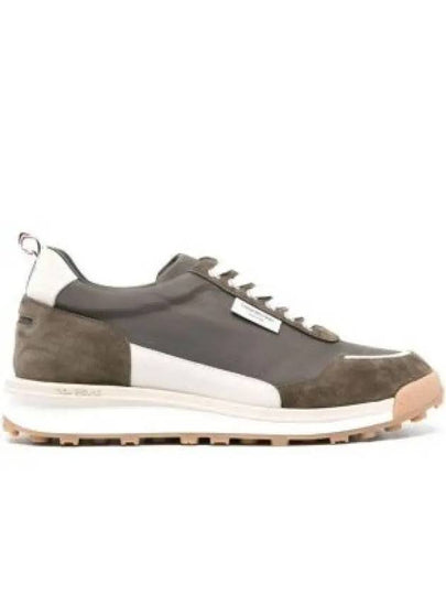 Alumni Eco Nylon Sneaker Dark Green - THOM BROWNE - BALAAN 2