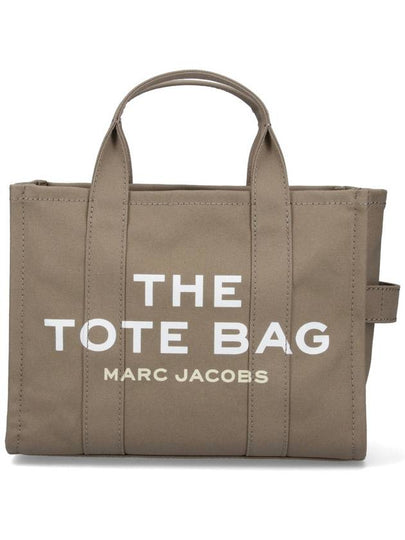 Logo Medium Canvas Tote Bag Slate Green - MARC JACOBS - BALAAN 2