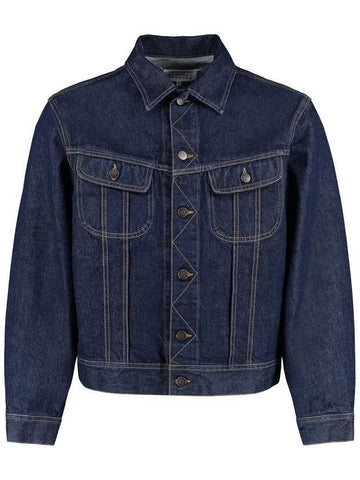 Pocket Cotton Denim Jacket Indigo - MAISON MARGIELA - BALAAN 1