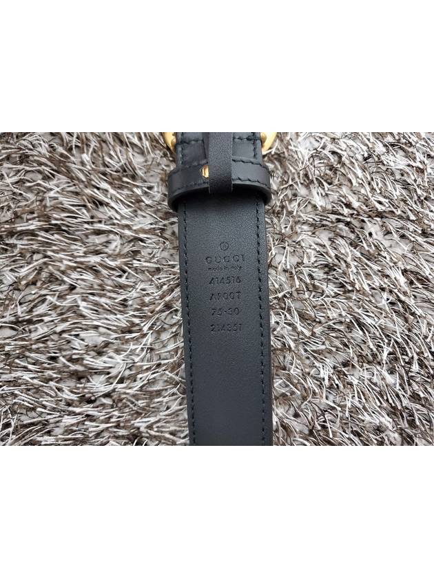 Marmont GG gold logo belt - GUCCI - BALAAN 7