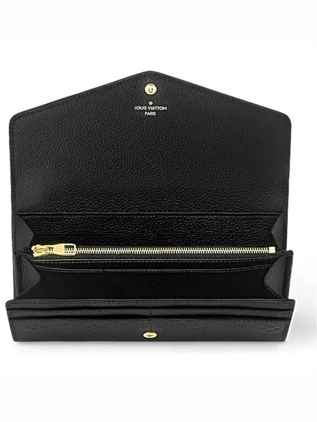 Sarah Monogram Long Wallet Black - LOUIS VUITTON - BALAAN 5