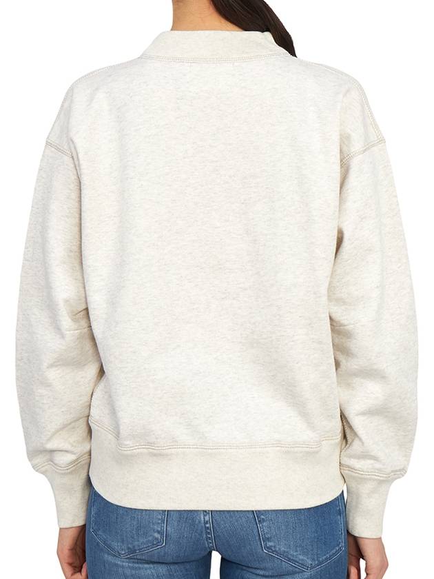 Moby Logo Print Sweatshirt Ecru - ISABEL MARANT - BALAAN 5