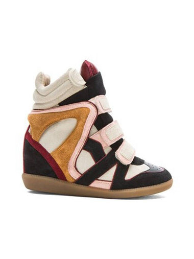 Wila Over Basket High Top Sneakers Anthracite - ISABEL MARANT - BALAAN 1