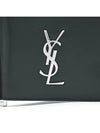 Monogram Money Clip Half Wallet Black - SAINT LAURENT - BALAAN 6