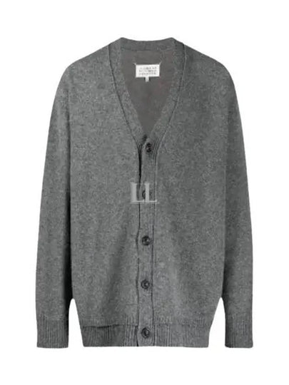 Elbow Patch Cardigan Grey - MAISON MARGIELA - BALAAN 2