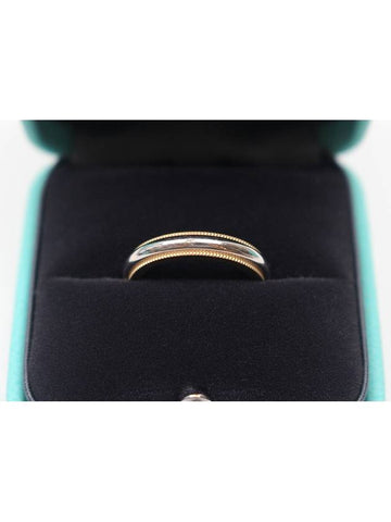 Milgrain Platinum Rose Gold 3 5MM 35360972 - TIFFANY & CO. - BALAAN 1