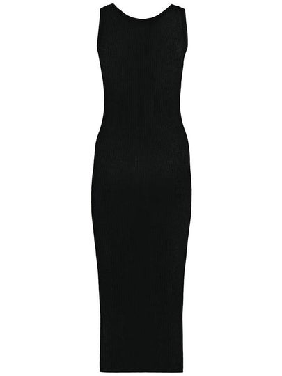 Pinko Francoforte Ribbed Knit Midi Dress - PINKO - BALAAN 2