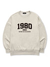 1980 Oversized Fit Cotton Sweatshirt - VANN WORKS - BALAAN 1