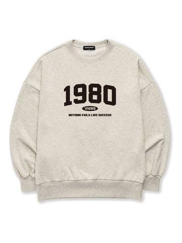 1980 Oversized Fit Cotton Sweatshirt - VANN WORKS - BALAAN 1