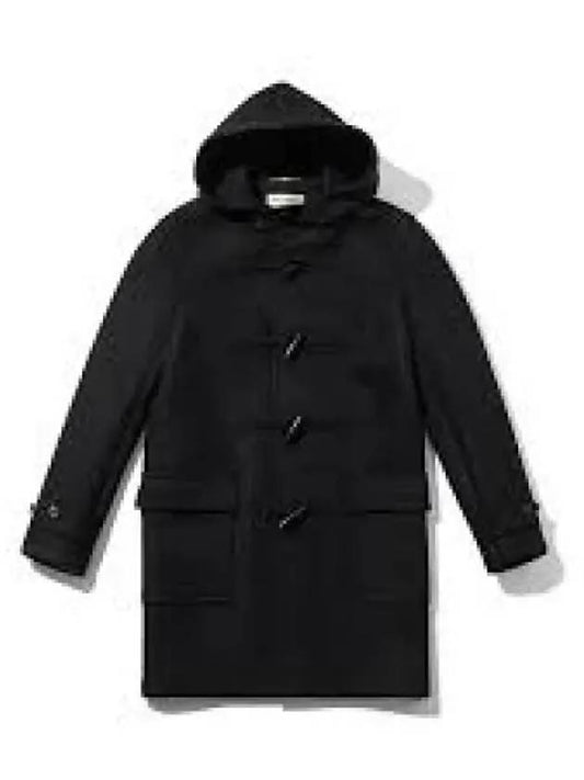 Tteokbokki Duffel Coat Black - SAINT LAURENT - BALAAN 2