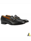Men's Interlocking G Leather Loafers Black - GUCCI - BALAAN 2