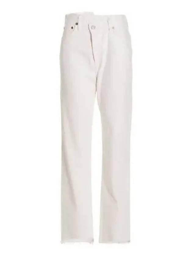 Crisscross Straight Jeans White - AGOLDE - BALAAN 2