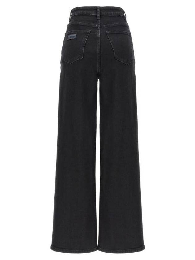 Washed Black Andy Jeans - GANNI - BALAAN 3