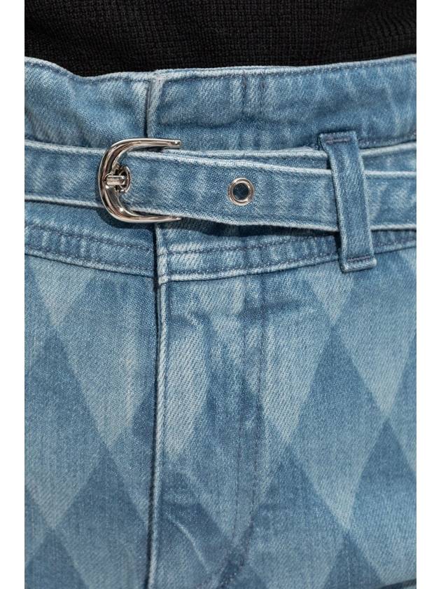 Balmain Jeans With Belt, Women's, Blue - BALMAIN - BALAAN 5