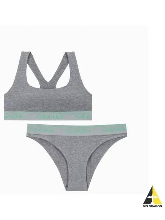 UNDERWEAR Women s Athletic AF Bralette Set Gray - CALVIN KLEIN - BALAAN 1