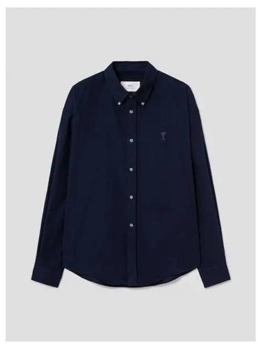 ADC boxy loose fit shirt blouse southern navy blue domestic product GM0024092544694 - AMI - BALAAN 1