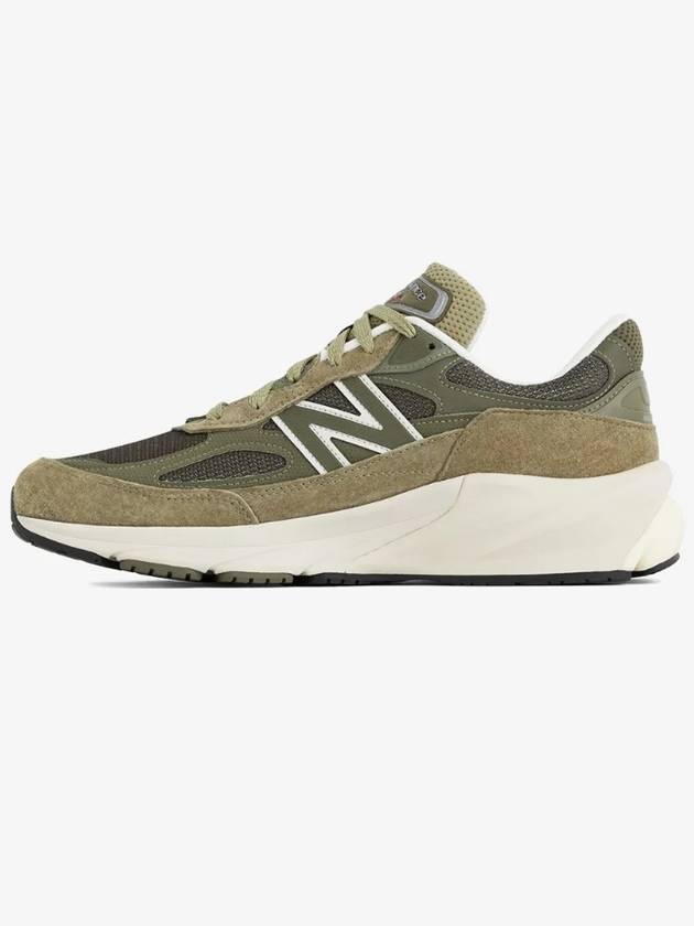 990V6 Leather Suede & Mesh Sneakers U990TB6 B0081165031 - NEW BALANCE - BALAAN 4