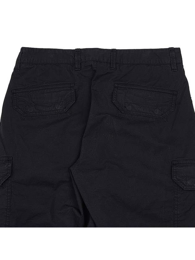 Pantaloni Comfort Fit Cargo Straight Pants Black - STONE ISLAND - BALAAN 8