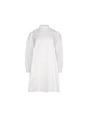 White Cotton Linen BUCOLIC Dress 2R84C465P01OW B0560956705 - CELINE - BALAAN 2