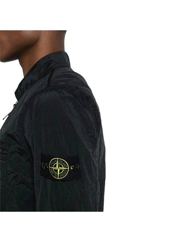 Nylon Metal Econyl Regenerated Zip-Up Jacket Blue - STONE ISLAND - BALAAN 6