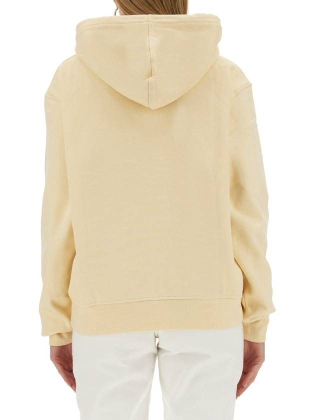 Le Brode Embroidered Logo Cotton Hoodie Ivory - JACQUEMUS - BALAAN 5