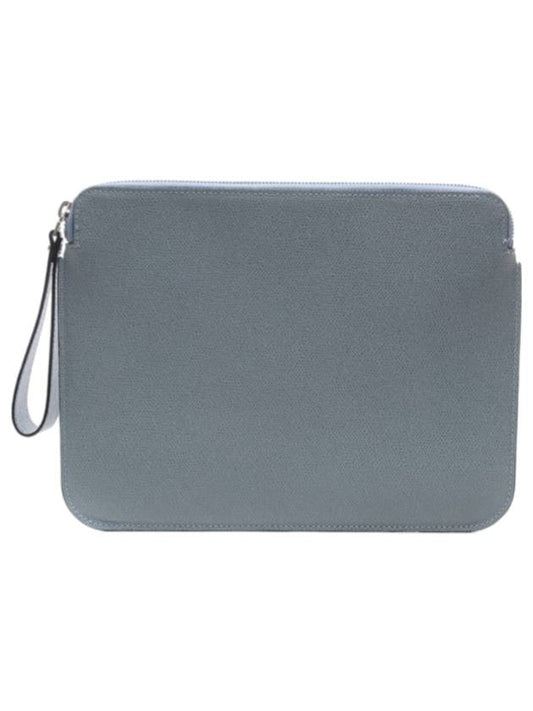 iPad Clutch Bag Blue - VALEXTRA - BALAAN 1