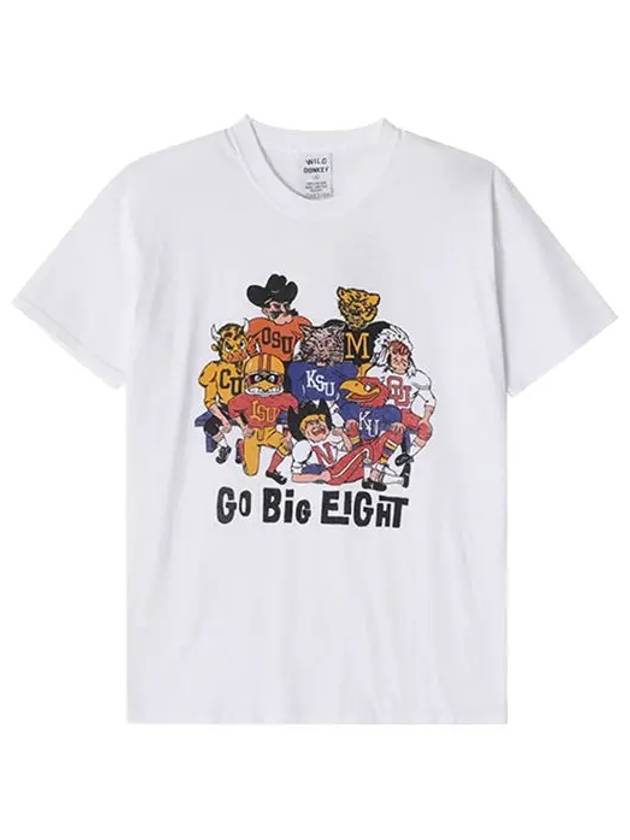 Big Eight Short Sleeve T-Shirt White - WILD DONKEY - BALAAN 3